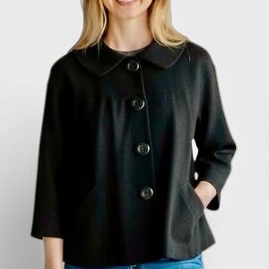 Notations Black Cape Jacket 1X‎